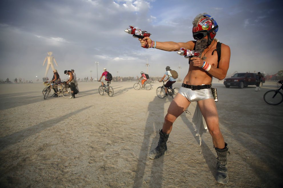 Трагический инцидент на Burning Man 2014.