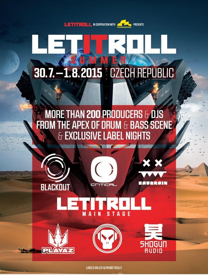 Открытый фестиваль Let It Roll (30.07 – 01.08.2015 -  аэродром Миловице, Чехия)