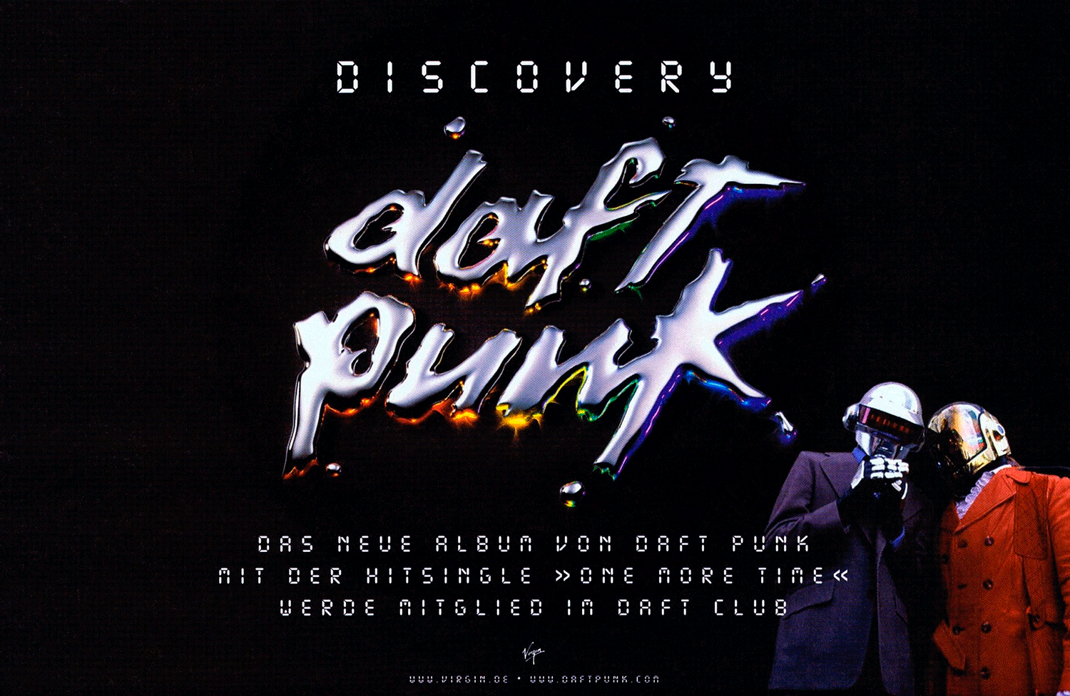 Альбому Daft Punk «Discovery» исполнилось 15 лет