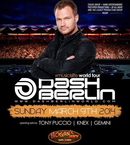 Dash Berlin at Hogan's Tampa