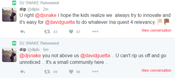 Diplo And Dj Snake Are Mad As Hell At David Guetta