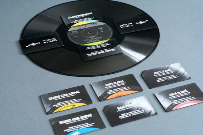 These Phonographic Business Cards Play On Vinyl